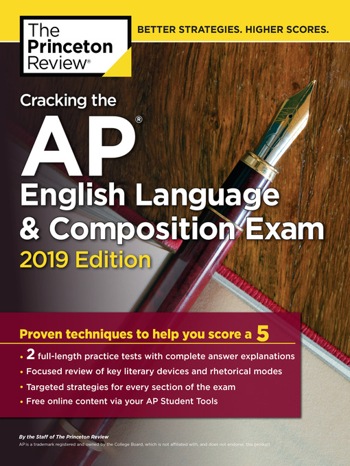 Title details for Cracking the AP English Language & Composition Exam, 2019 Edition by The Princeton Review - Available